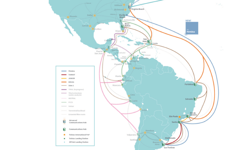 Telxius signs on to Google’s Firmina cable connecting US, Brazil and Argentina