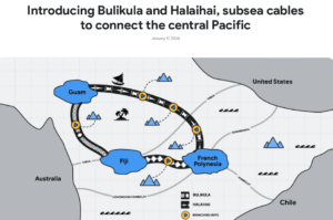 Google announces two central Pacific cables — Honomoana and Tabua