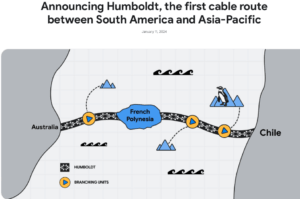 Google announces subsea cable connecting Chile-Fiji-Australia