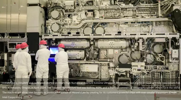 Intel Ships First High-Volume Logic Chips Built with ASML High NA EUV