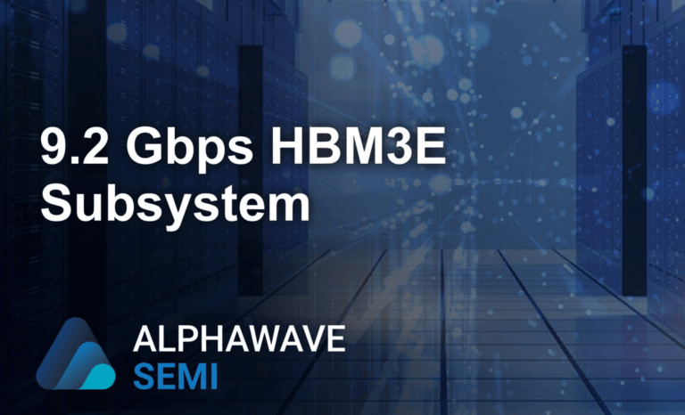 Alphawave demos 9.2 Gbps HBM3E, 1.2 TBps memory bandwidth