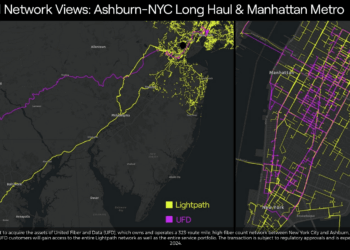 Lightpath to Acquire United Fiber & Data for NYC-to-Ashburn route