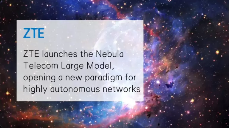 ZTE launches Nebula Telecom Large Model for Autonomous Networks