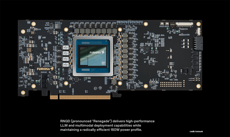 FuriosaAI Reveals High-Efficiency RNGD Chip for AI Inference