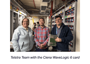 Telstra Transmits 1.6 Tbps over 700 km with Ciena WL6e