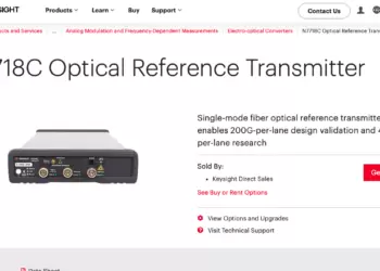Keysight’s New Optical Reference Transmitter for 200G/Lane Testing