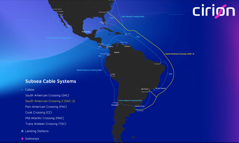Cirion Adds Subsea Capacity to South America on Firmina Cable