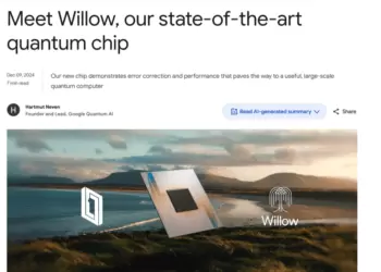Google Unveils Willow Quantum Chip with Exponential Error Correction