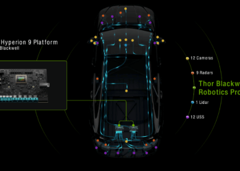 NVIDIA Unveils Blackwell-based Automotive AI Platform