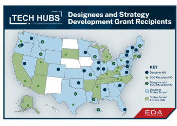 U.S. Department of Commerce Awards $210M to Six Tech Hubs
