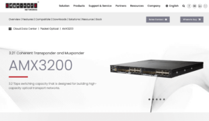 Edgecore’s AMX3200 Optical Transponder and Muxponder Powers 400G Long-Haul