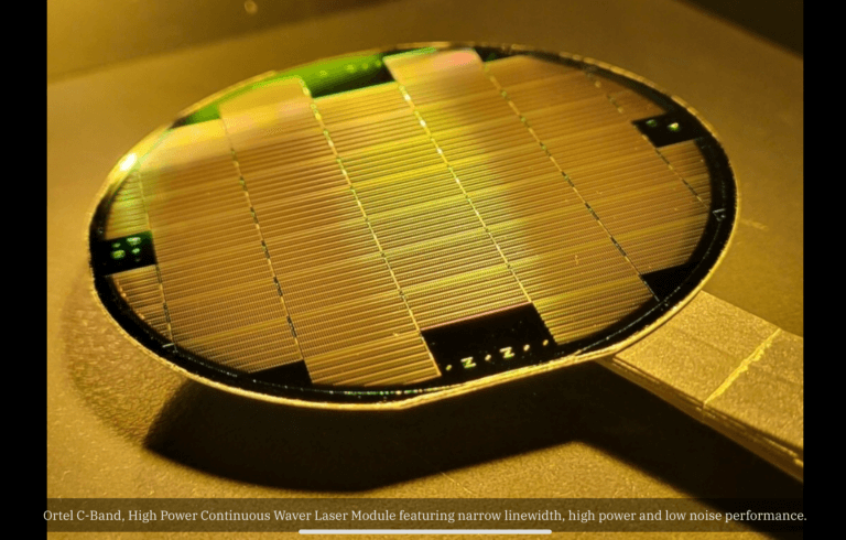 Ortel Transfers Wafer Fabrication to Canadian Photonics Fabrication Centre for C-Band Laser