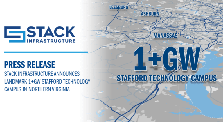 STACK Infrastructure Announces Landmark 1+GW Data Center Campus in Virginia