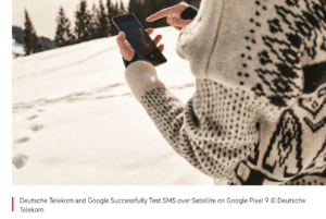 Deutsche Telekom and Google Test SMS Over Satellite