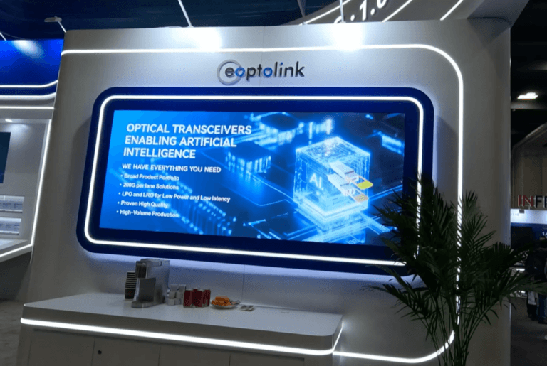 Eoptolink Demos 1.6T LRO Optical Transceivers
