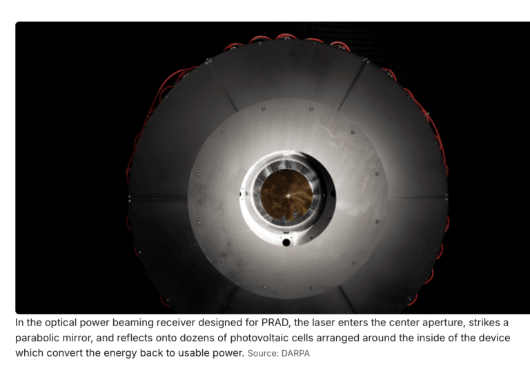 DARPA Demonstrates 800W Optical Power Beaming Over 8.6 Kilometers