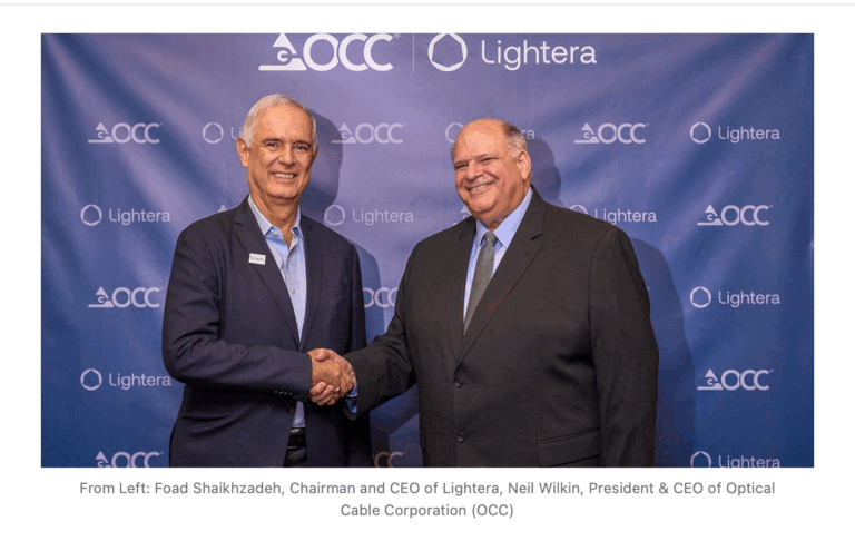 Lightera Takes Stake in Optical Cable Corporation