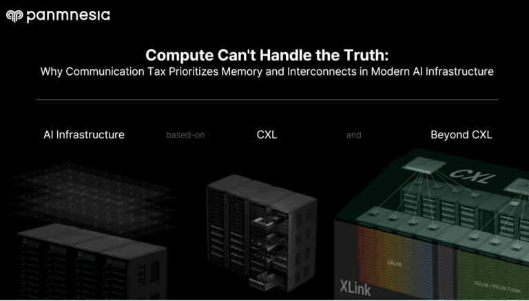 Panmnesia Unveils CXL-over-XLink Supercluster Architecture
