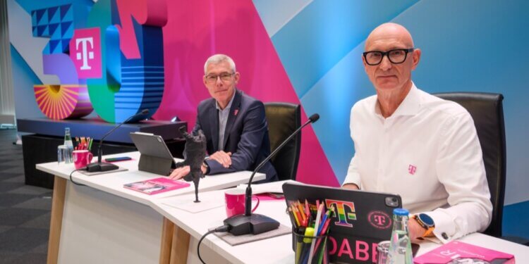 07.08.2025 Bonn Zentrale Deutsche Telekom AG Pressekonferenz Zahlen Q2 2025 mit Tim Höttges und Christian P. Illek
