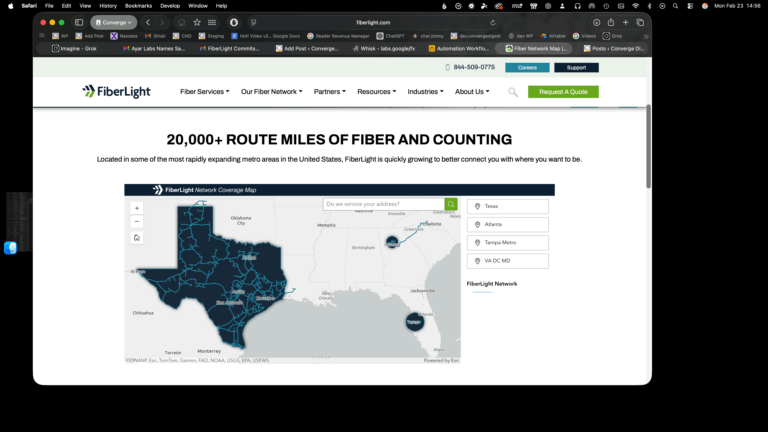 FiberLight Commits Additional $350M to West Texas Fiber Build