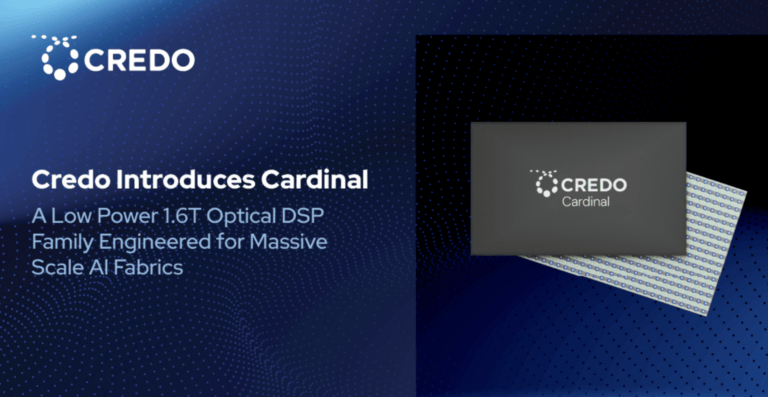 Credo Unveils 3nm 224G Optical DSPs for 1.6T 