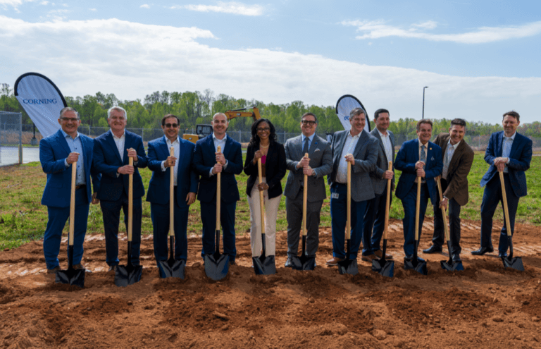 Corning and Meta Break Ground on North Carolina Cable Plant