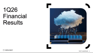 Digital Realty Hits Record Bookings as AI Drives Multi-Gigawatt Expansion
