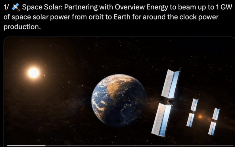 Meta Bets on Space-Based Solar and Long-Duration Energy Storage 