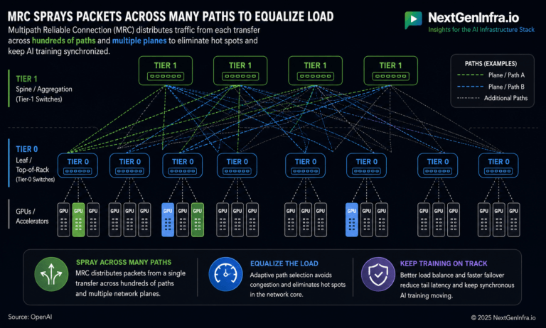 Multipath Reliable Connection (MRC) Redesigns Ethernet for GPU AI Clusters