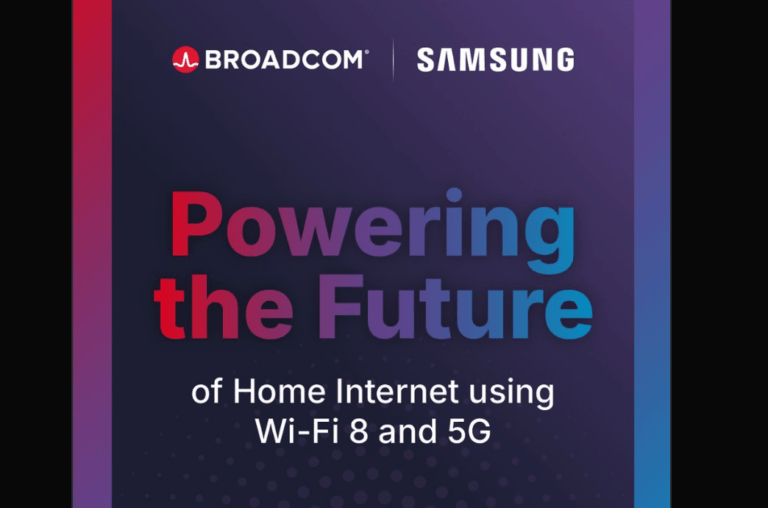 Broadcom and Samsung Link 5G Release 17 Modem with Wi-Fi 8
