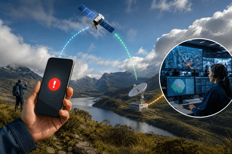 Colombia Tests Satellite Direct-to-Device SOS Messaging
