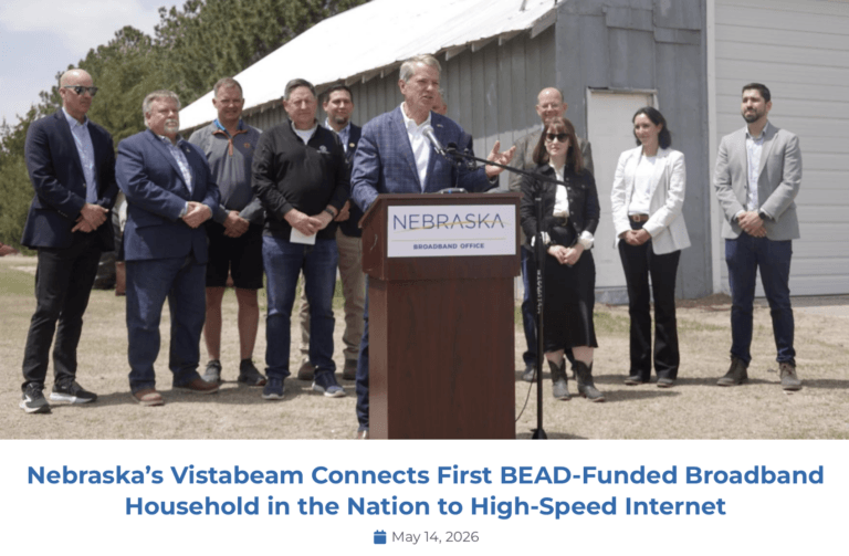 Nebraska Launches Nation’s First Live BEAD Broadband Connection