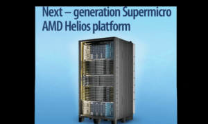 Supermicro Showcases AMD Helios Rack-Scale AI Platform
