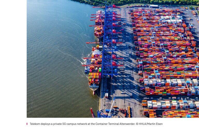 DT and Ericsson Bring Private 5G to Hamburg Container Terminal