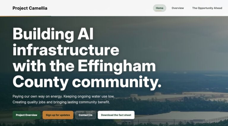 OpenAI Plans 3.2 GW AI Data Center Campus in Georgia