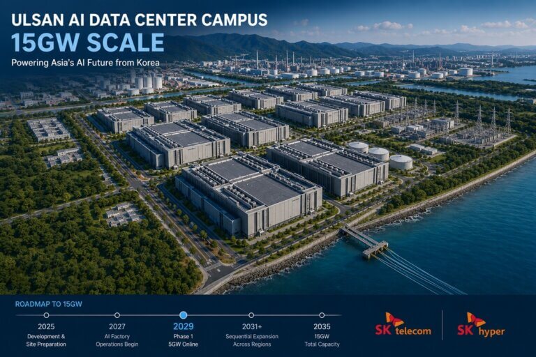 SK Hyper Plans 15GW Data Center Build in Korea
