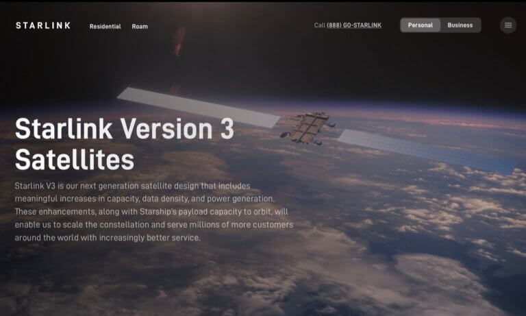 Starlink V3 Boosts Per-Satellite Downlink Capacity to 1 Tbps